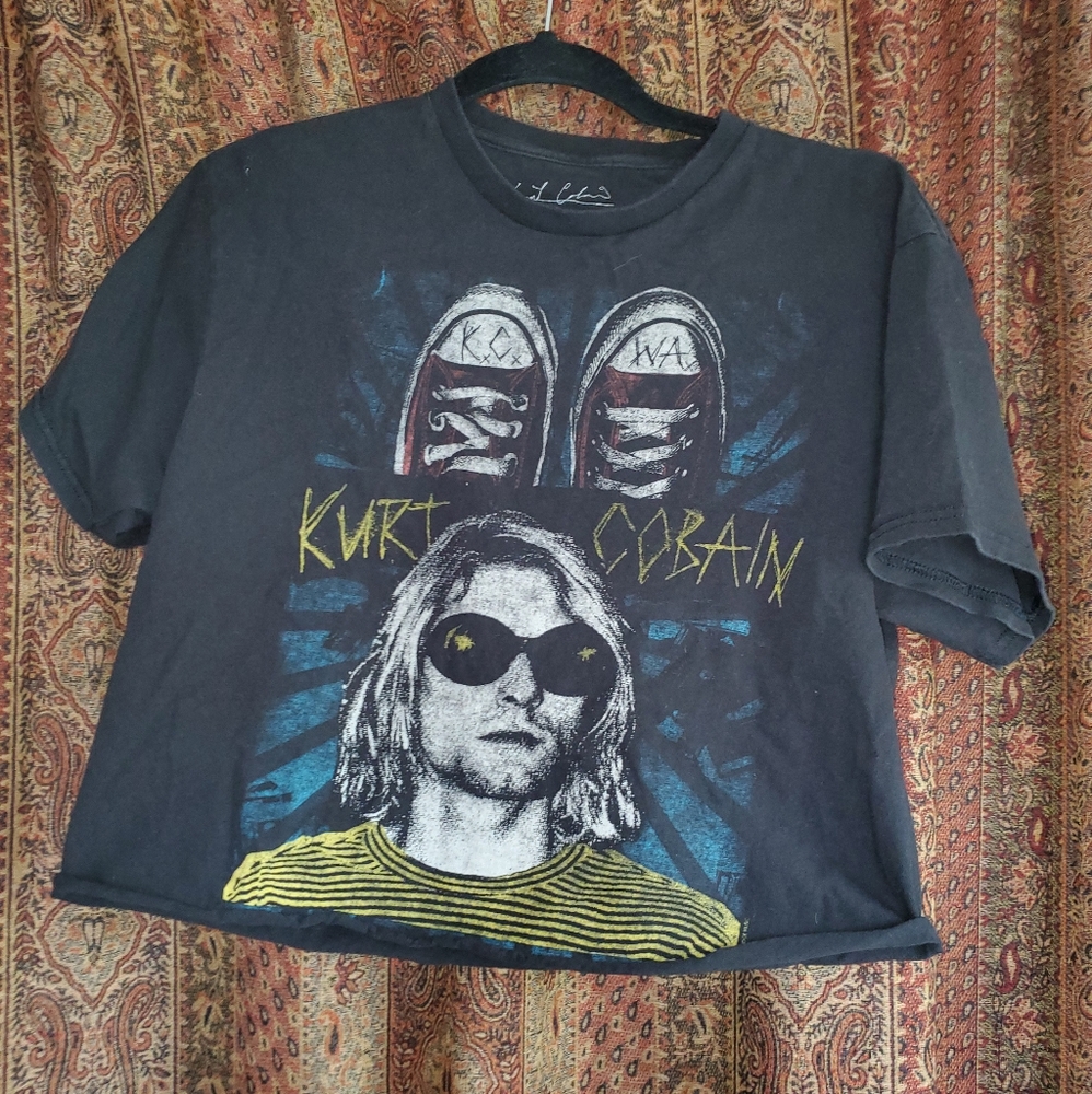 Cropped Kurt Cobain Tee
